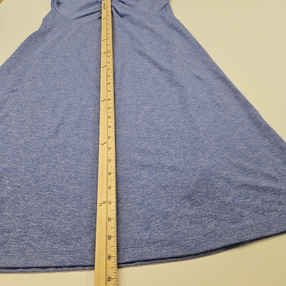 Patagonia Seabrook Violet Blue Midi Slim Fit Dress Womens Size Medium Gorpcore - Picture 5 of 9